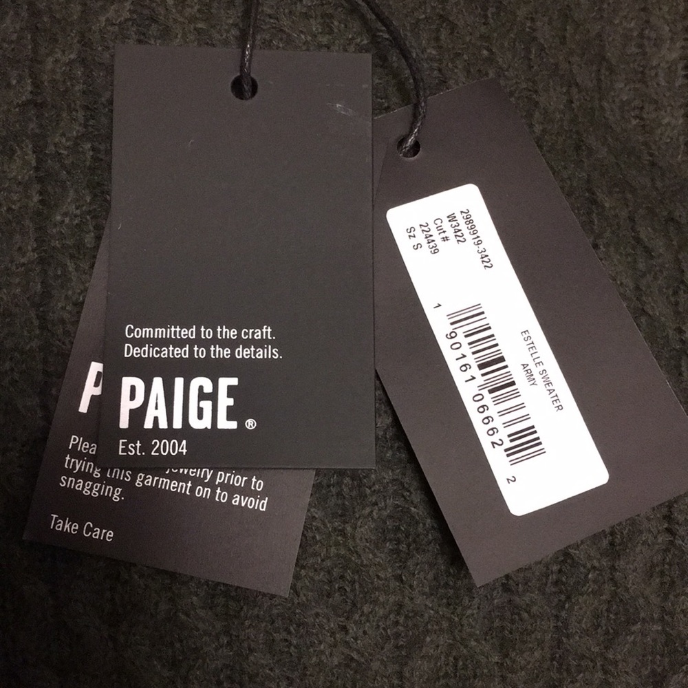 PAIGE 'Estelle' Long Sleeve Wool Blend Sweater - Picture 6 of 6